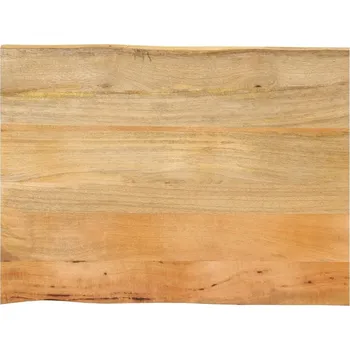 Psací stůl OMAXI Stolní deska 80 x 60 x 2,5 cm živá hrana mangovníkové dřevo 094437