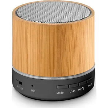 Bluetooth reproduktor RE-GLASHOW. 3W přenosný reproduktor s výdrží baterie 4h30m na recyklovaného ABS (100% rABS) - Přírodní