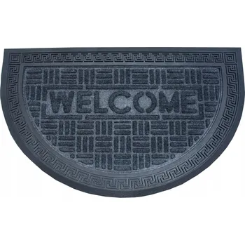 GUMOVÁ ROHOŽKA PŘED DVEŘE VENKOVNÍ PŮLKRUHOVÁ PROTISKLUZOVÁ