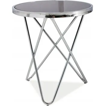 Konferenční stolek Stolek Signal kulatý 45 x 45 x 50 cm černý