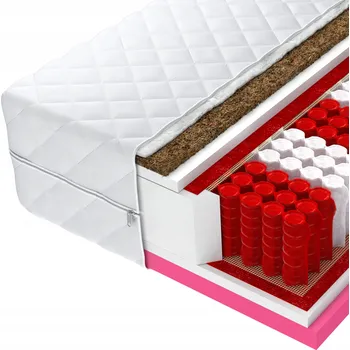 Matrace Matrace s taštičkovými pružinami ŚpijZdrowo 90 x 200 x 21 cm H3 , H4