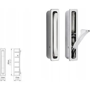 Nábytkové kování Nábytková úchytka SIRO 2231-66ZN1 chrom lesklý