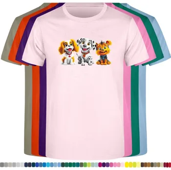 Chlapecké tričko detske-levne-bavlnene-tricko-potisk-roztomila-stenatka Barva: Pink - růžová, velikost: 98