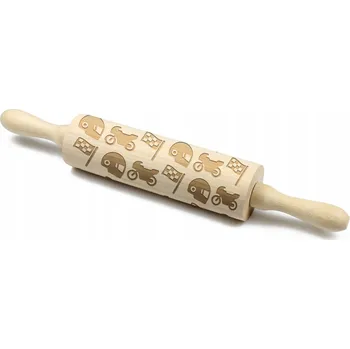 Váleček na těsto Motocykl - gravírovaný váleček na těsto, pro milovníky pečení, Art-