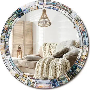 Zrcadlo Zrcadlo Prismalumino nástěnné kulaté 700 x 700 mm