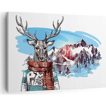 Obraz Obraz na plátně do obýváku, ložnice 70x50 abstrakce foto obrazy na zeď