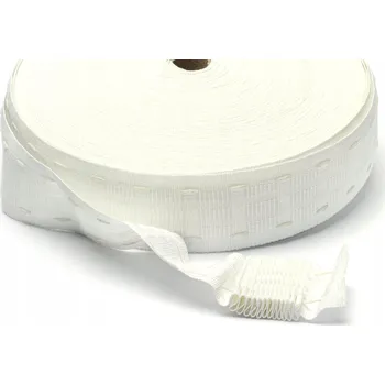 Příslušenství pro záclonu a závěs Řasící páska na záclony CELÁ ROLE 50 M 5 cm