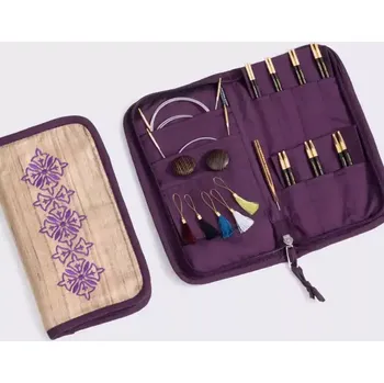 Jehlice KnitPro Lantern Moon Bliss Set vyměnitelných jehlic (Lantern Moon Bliss Set výměnných jehlic z ebenového dřeva)