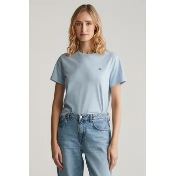 Dámské tričko TRIČKO GANT REG SHIELD SS T-SHIRT FRESH BLUE