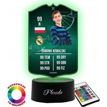 Lampička Plexido vícebarevná Noční lampa