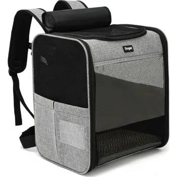 přepravka pro zvíře Skládací batoh pro mazlíčky Dogat - šedá