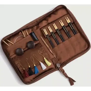 Jehlice KnitPro Lantern Moon Heritage Set vyměnitelných jehlic (Lantern Moon Heritage Set výměnných jehlic z ebenového dřeva)