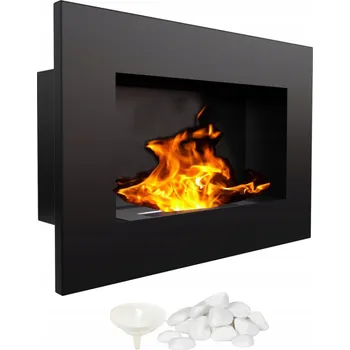 Biokrb Závěsný biokrb Kratki 60 x 40 x 14 cm černý