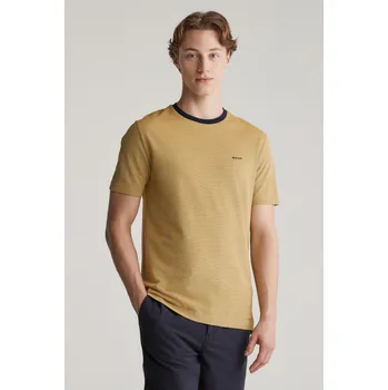 Pánské tričko TRIČKO GANT 4-COL OXFORD REGULAR SS T-SHIRT BANANA YELLOW