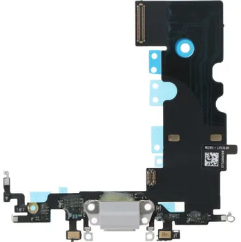 Flex kabel s nabíjecím portem pro iPhone 8 OEM - Světle šedý
