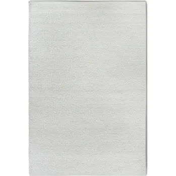 Koberec Koberec vlněný smyčkový 60x90cm, ručně tkaný šedý jednobarevný