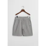 TEPLÁKOVÉ ŠORTKY GANT REG SHIELD SWEAT SHORTS GREY MELANGE