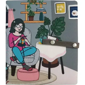 Jehlice KnitPro Passion pouzdro na návody 30cm x 50cm (Passion Knitting Chart Keepers Large (30cm x 50cm) Fold-Up Style)