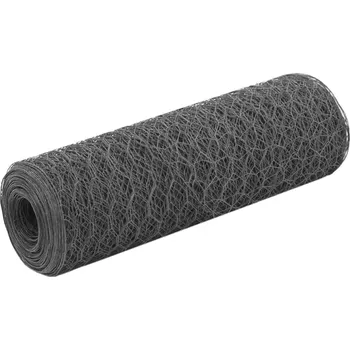 Pletivo OMAXI Pletivo ke kurníku ocel PVC vrstva 25 x 0,5 m šedé 624677