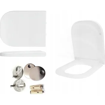 WC sedátko WC sedátko s pomalým sklápěním pro ROCA GAP, duroplast, antibakteriální