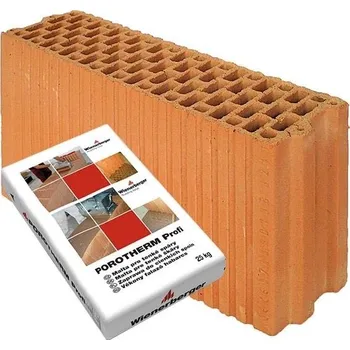 zdivo Porotherm Cihla broušená 140 × 497×249 mm