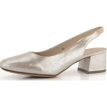 Dámské lodičky Caprice lodičky s volnou patou Taupe Metallic 9-29500-42 - 41 | P694711