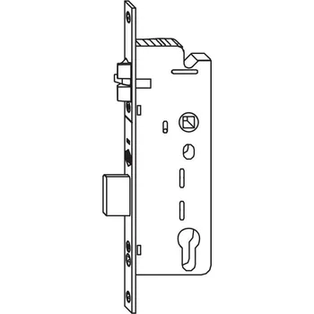 Dveřní kování MACO zámek Z-RS VK8 F-240x16 DM: 45, Rozteč: 92 mm, Čelo: 16 mm