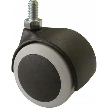 Nábytkové kování Nábytková kolečka plastová dvojitá přišroubovatelná 40x4