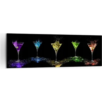 Obraz Velký obraz do obýváku 160x50 gastronomie moderní na plátně obrazy