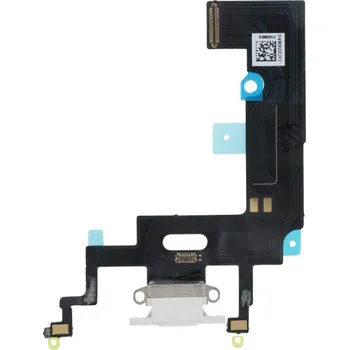 Nabíjecí port a flex kabel pro iPhone XR OEM - Bílý