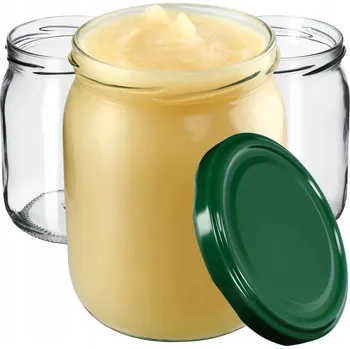 Sklenice 16x SKLENICE 540mm ZAVAŘOVACÍ SKLENICE NA DŽEM A MED + ŠROUBOVACÍ VÍČKO 82mm