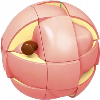 Hlavolam Magická kostka ovoce jablko banán citron kostky