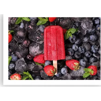 Obraz Plakát bez rámu do obýváku ložnice 70x50 zmrzlina moderní stylový obraz