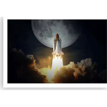 Obraz Obraz plakát do obýváku ložnice 91x61 měsíc foto na zeď bez rámu