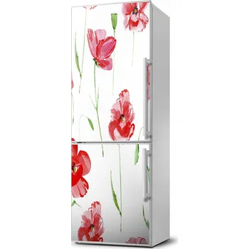 Fototapeta Foto Magnet fototapeta na lednici Vlčí máky 60x180