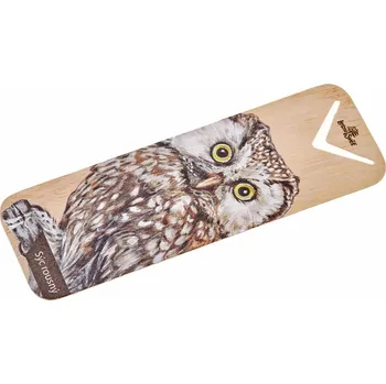 Doplněk ke knize Lesní svět Dřevěná záložka - sýc rousný