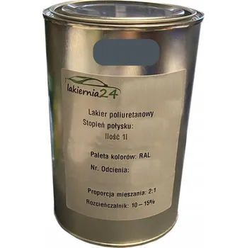 barva a nátěr na dřevo Barva Polyuretanová průmyslová barva, polyuretanový lak 1l lesk 2:1 RAL 7012
