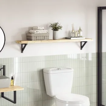 Barový stolek OMAXI Stolní deska 140 x 20 x 4 cm obdélníková masivní akáciové dřevo 662126