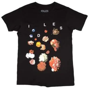 Pánské oblečení Merch Idles: Idles Unisex T-shirt: Flowers (large) L
