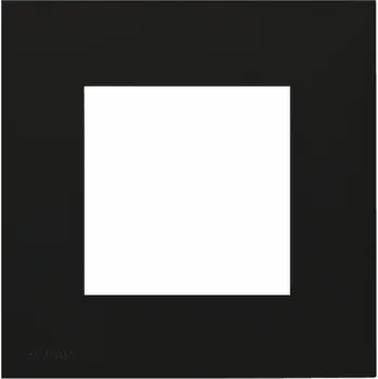 Audac CF45SH/B Krycí rámeček jednoduchý 45 x 45 mm s háčky Černá verze