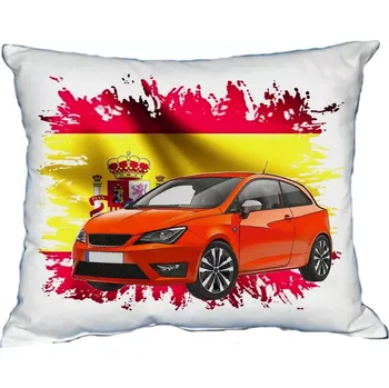 Povlak na dekorativní polštářek Polštářek s osobním autem Seat Ibiza (Polštářek s osobním autem )