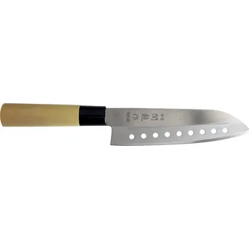 Kuchyňský nůž SEKIRYU Santoku s dírkami 17 cm