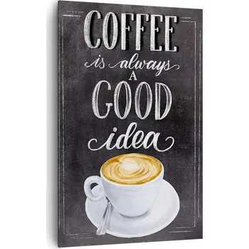 Obraz Velký obraz do obýváku XXL 80x120 nápis moderní na plátně obrazy