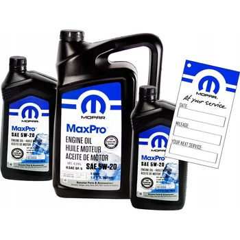 Motorový olej Olej MOPAR 5W20 7L pro CHRYSLER, DODGE a JEEP