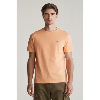 Pánská móda TRIČKO GANT REG SHIELD SS T-SHIRT PEACHY ORANGE