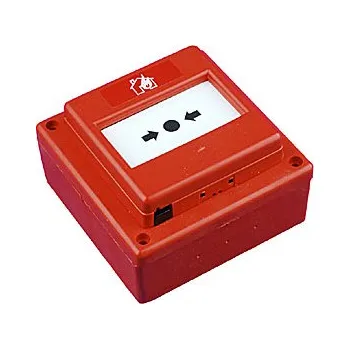 Hlásič požáru Tísňový hlásič s prolamovacím sklem a LED indikací