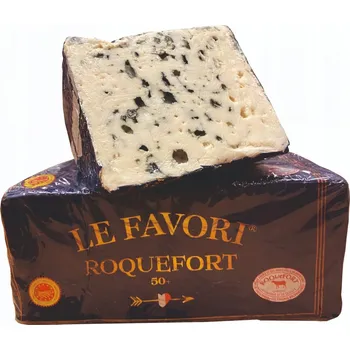 SÝR ROQUEFORT S MODROU PLÍSNÍ, FRANCOUZSKÝ AOP 500g