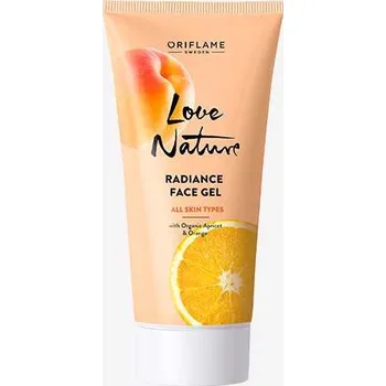 Pleťový krém Rozjasňující pleťový gel s bio meruňkami a pomerančem Love Nature 50ml