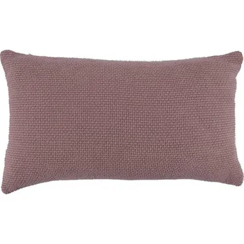 Povlak na dekorativní polštářek Blancheporte Jednobarevný obdélníkový polštář, žinylkový velur růžová šedá