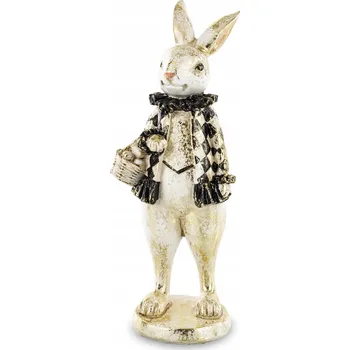 Velikonoční dekorace Figurka králík zajíc zajíček dárek Velikonoce velikonoční Pierrot retro